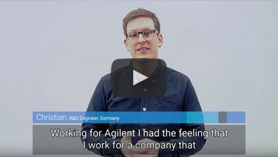 What do you like about working at Agilent? Christian
